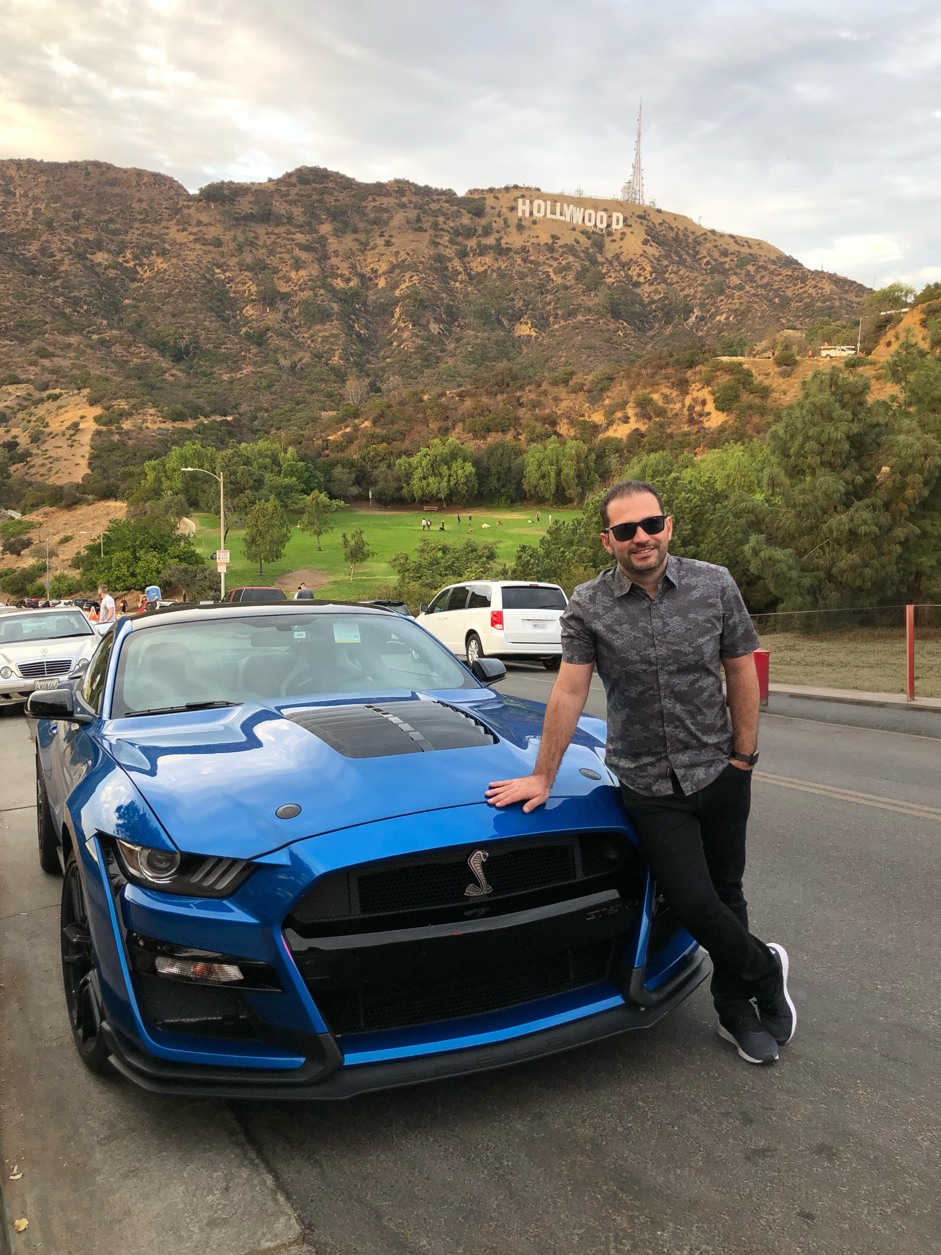 Viagem do jornalista Fabio Trindade aos EUA quando pilotou o Mustang Sheblby GT500